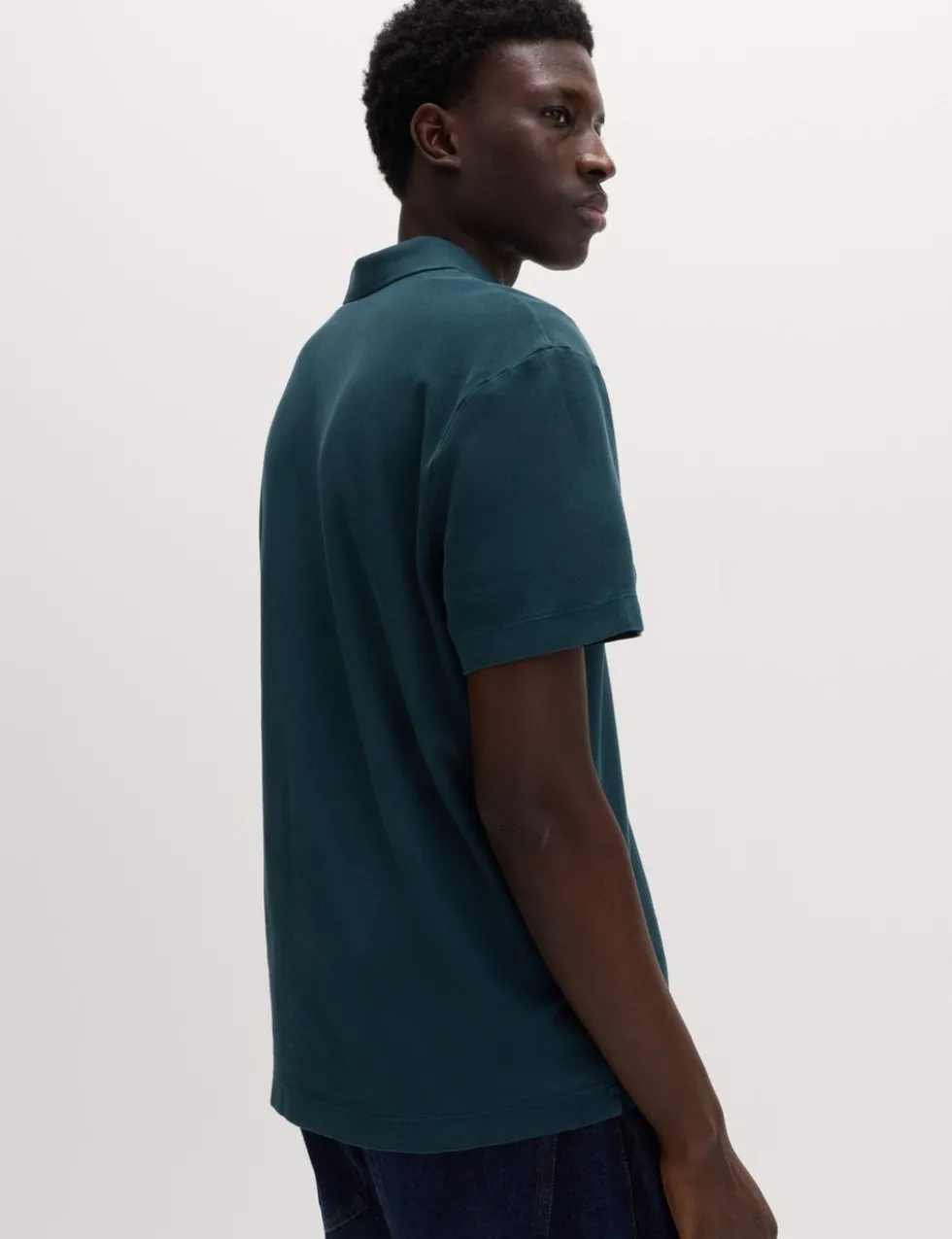 Pure Cotton Garment Dyed Polo Shirt