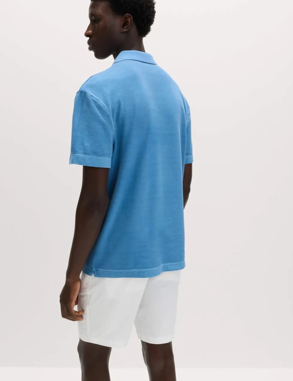 Pure Cotton Garment Dyed Polo Shirt