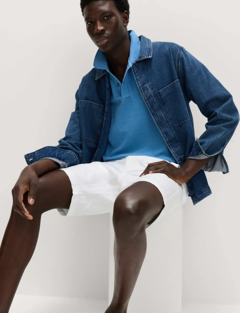 Pure Cotton Garment Dyed Polo Shirt