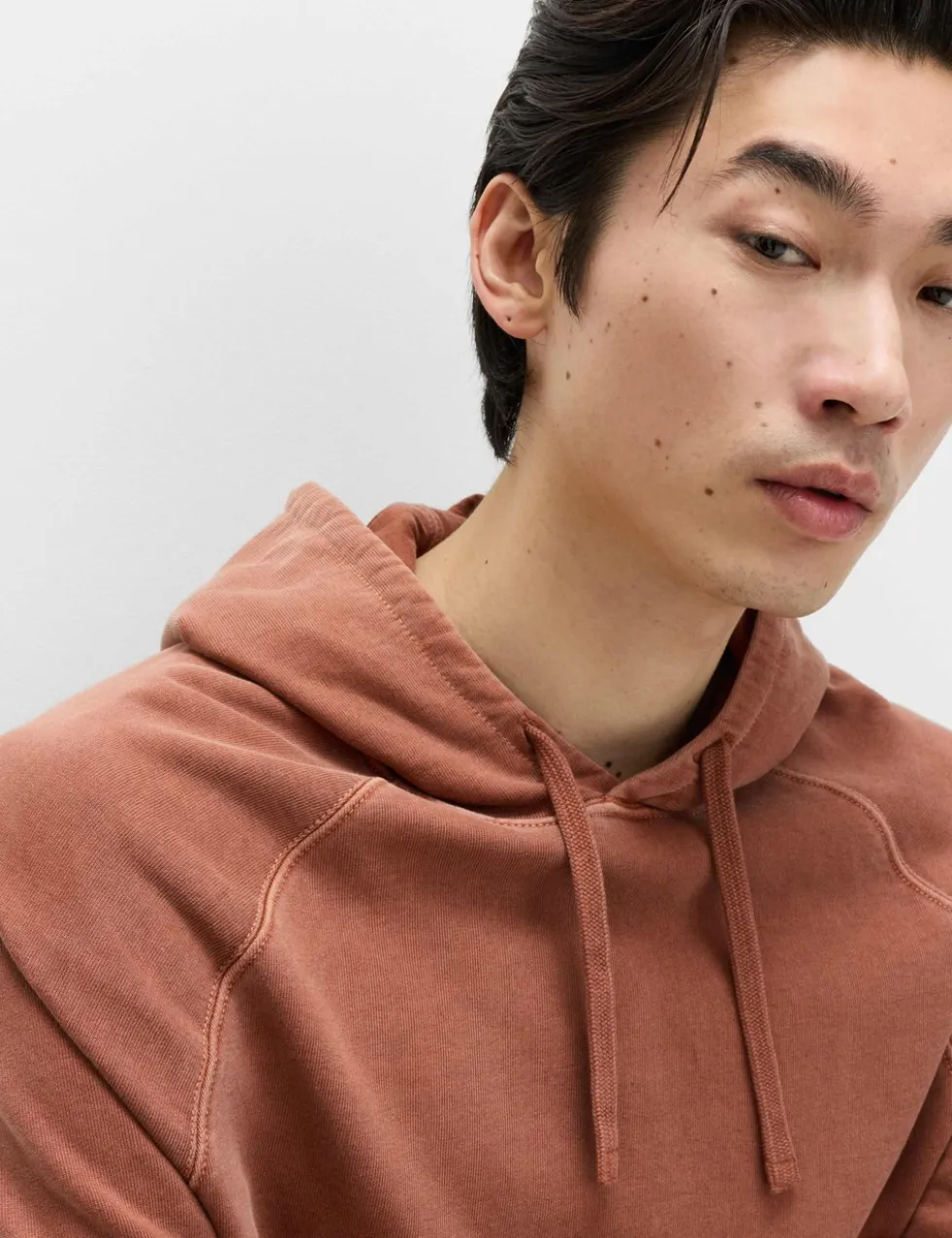 Pure Cotton Garment Dyed Hoodie