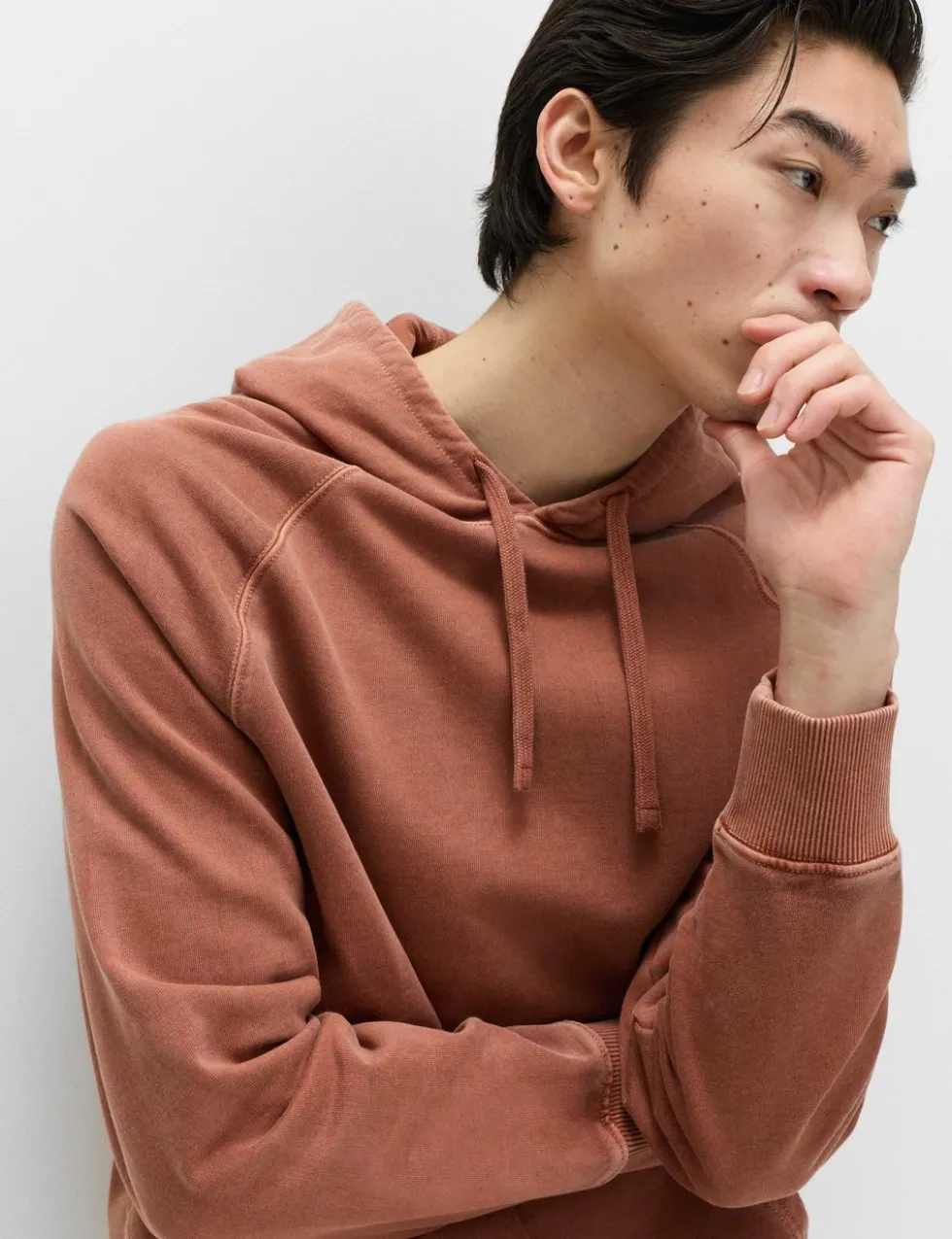 Pure Cotton Garment Dyed Hoodie