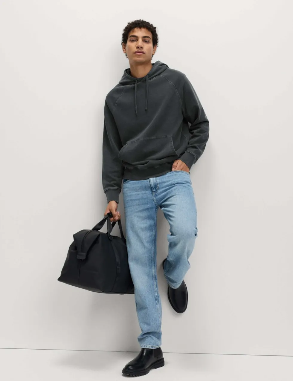 Pure Cotton Garment Dyed Hoodie