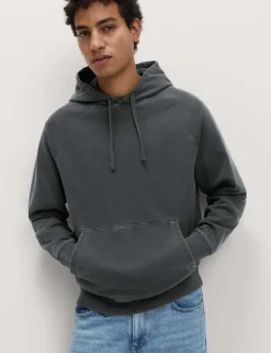 Pure Cotton Garment Dyed Hoodie