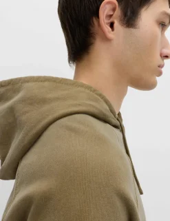Pure Cotton Garment Dyed Hoodie