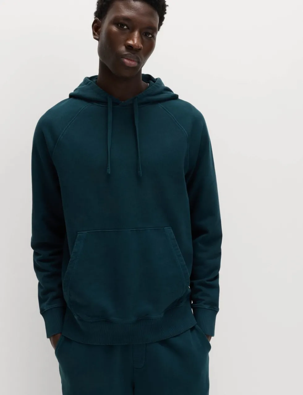 Pure Cotton Garment Dyed Hoodie