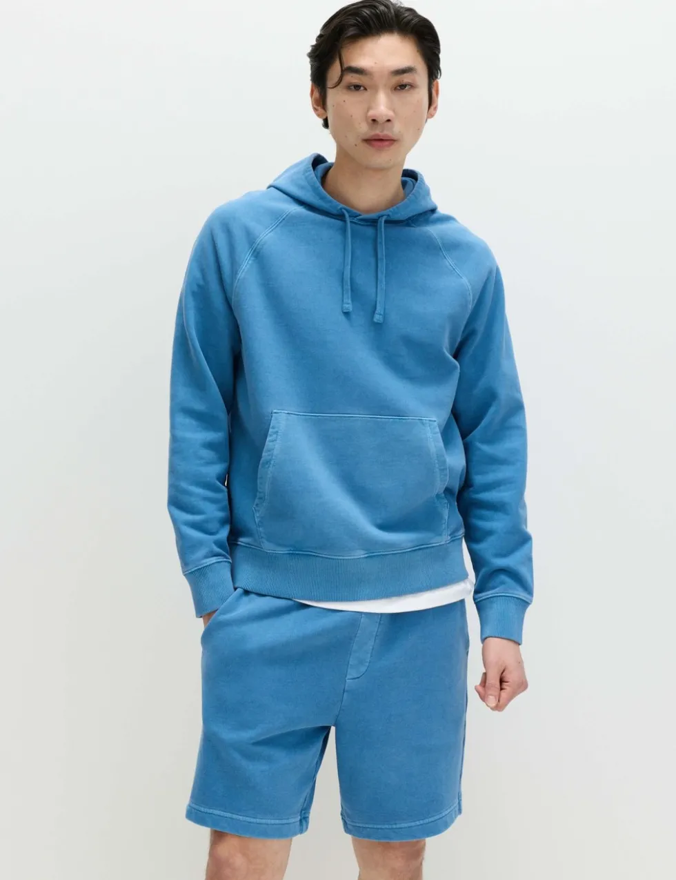 Pure Cotton Garment Dyed Hoodie
