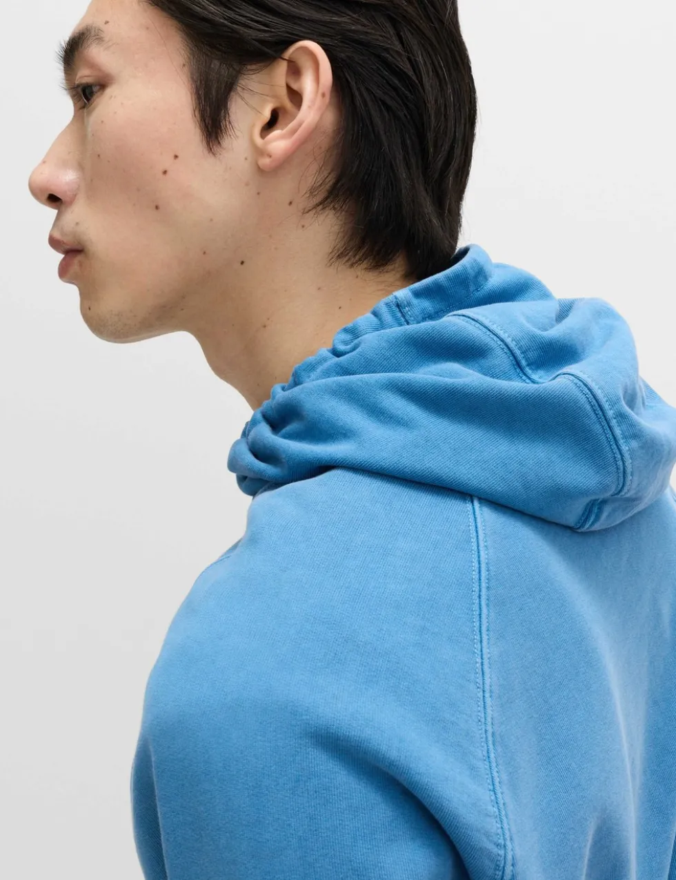 Pure Cotton Garment Dyed Hoodie