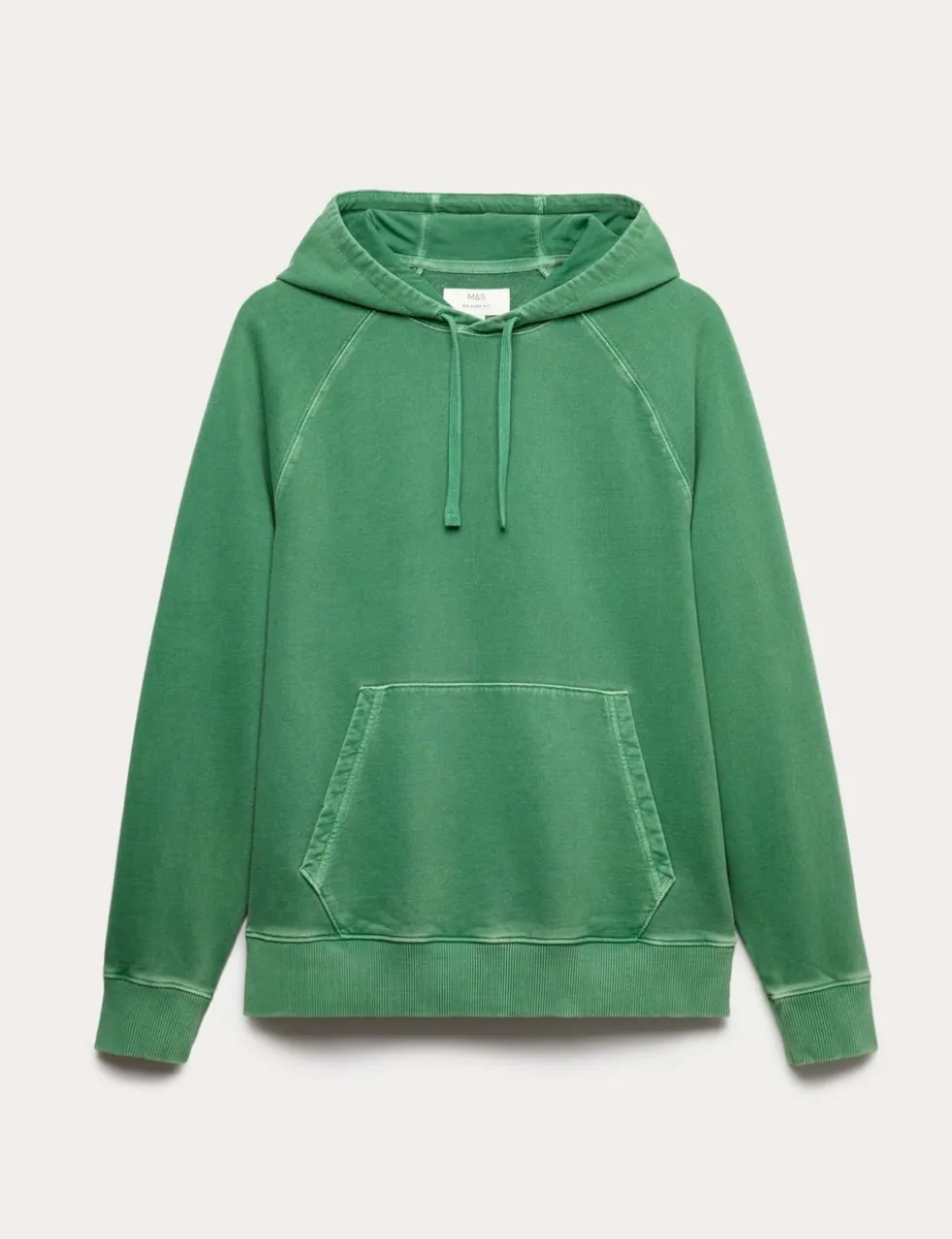 Pure Cotton Garment Dyed Hoodie