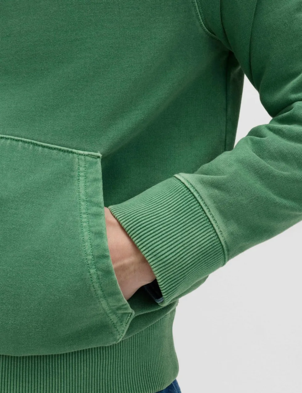 Pure Cotton Garment Dyed Hoodie