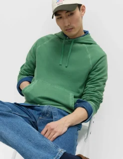 Pure Cotton Garment Dyed Hoodie