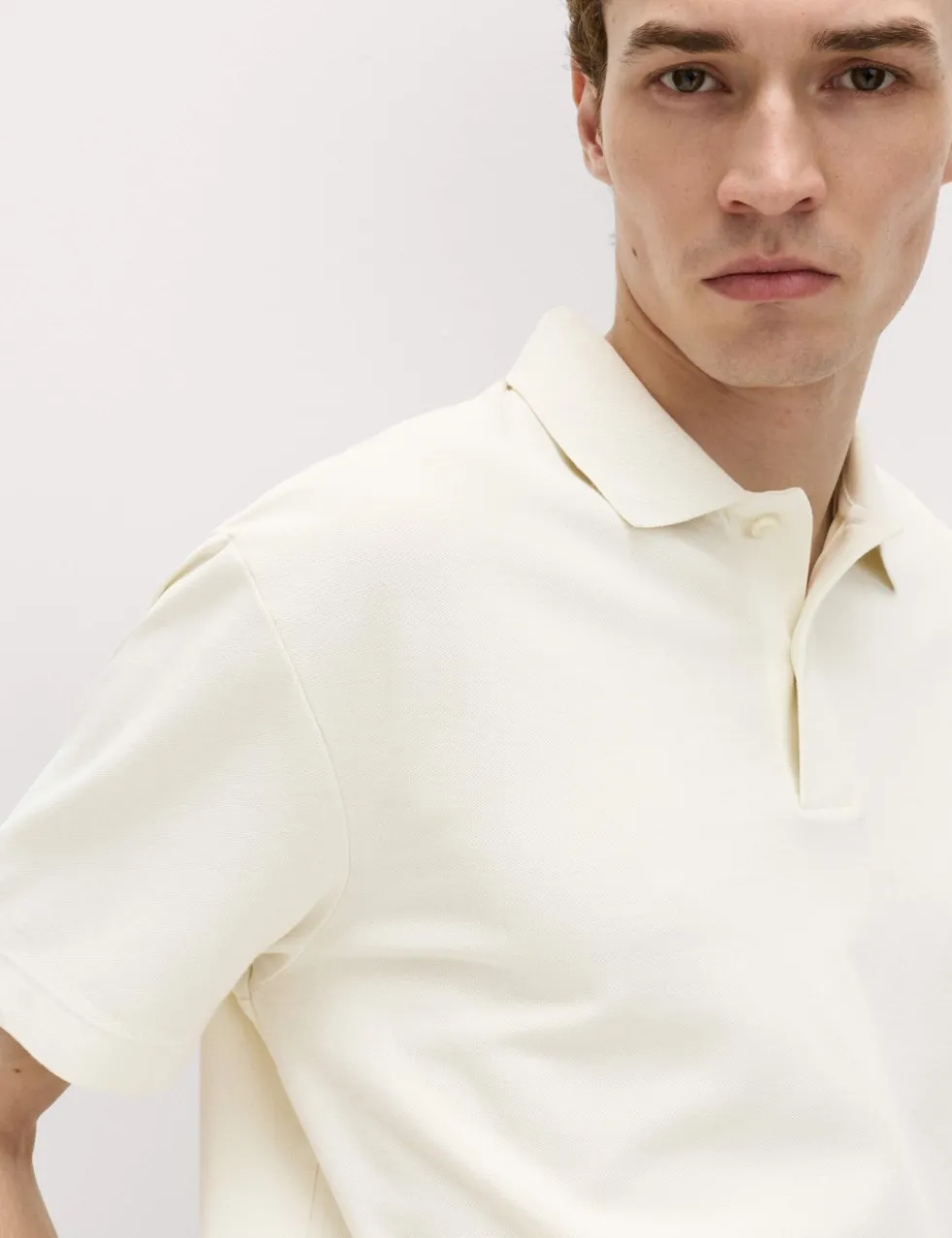 Pure Cotton Garment Dyed Polo Shirt