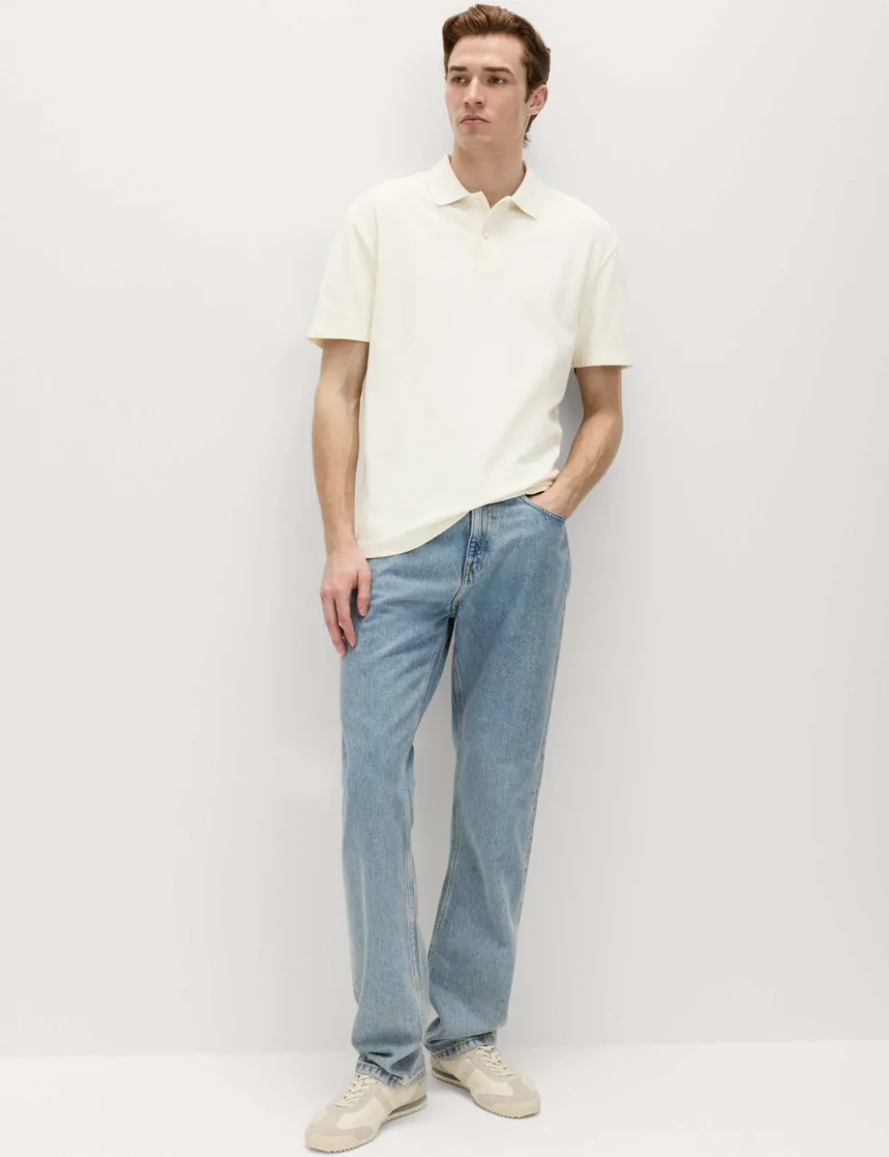Pure Cotton Garment Dyed Polo Shirt