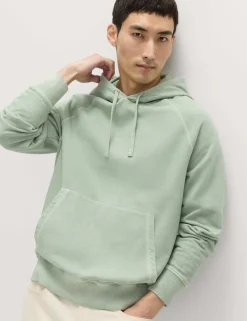 Pure Cotton Garment Dyed Hoodie