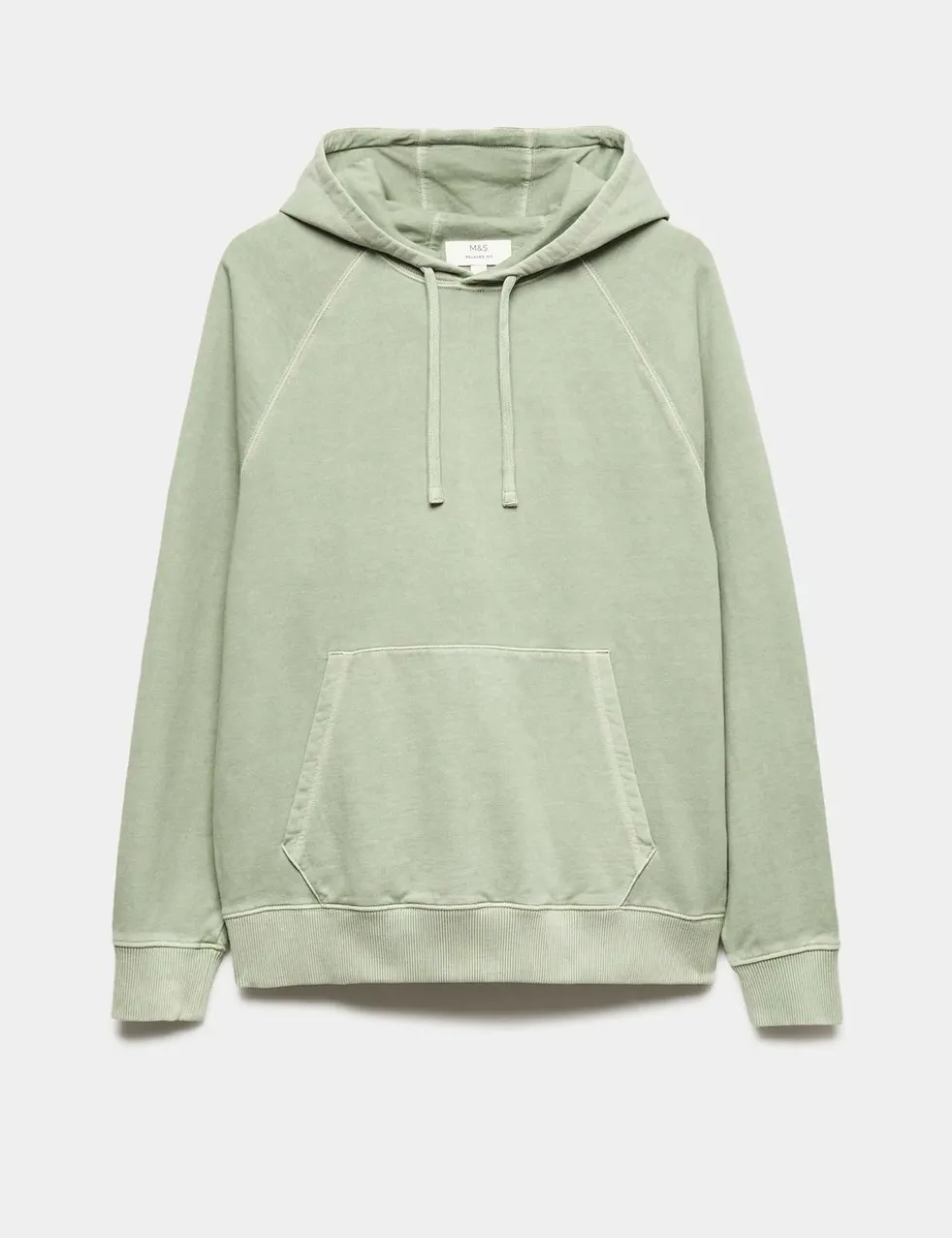 Pure Cotton Garment Dyed Hoodie