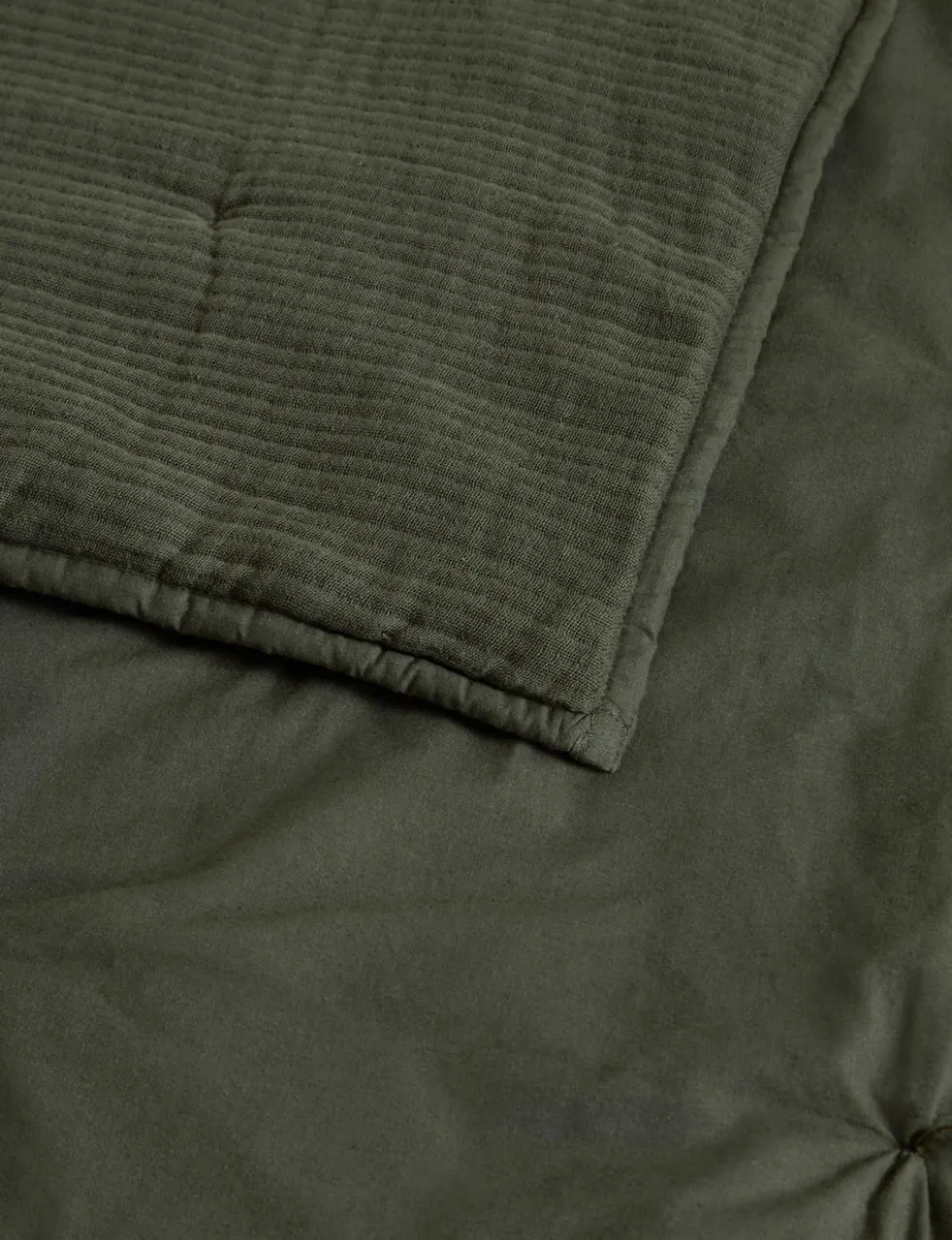Pure Cotton Gauze Quilted Bedspread