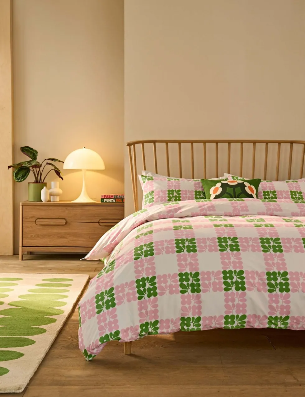 Pure Cotton Geometric Bedding Set
