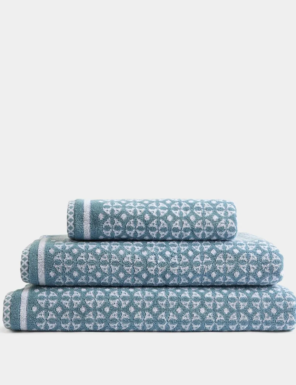 Pure Cotton Geometric Circle Towel
