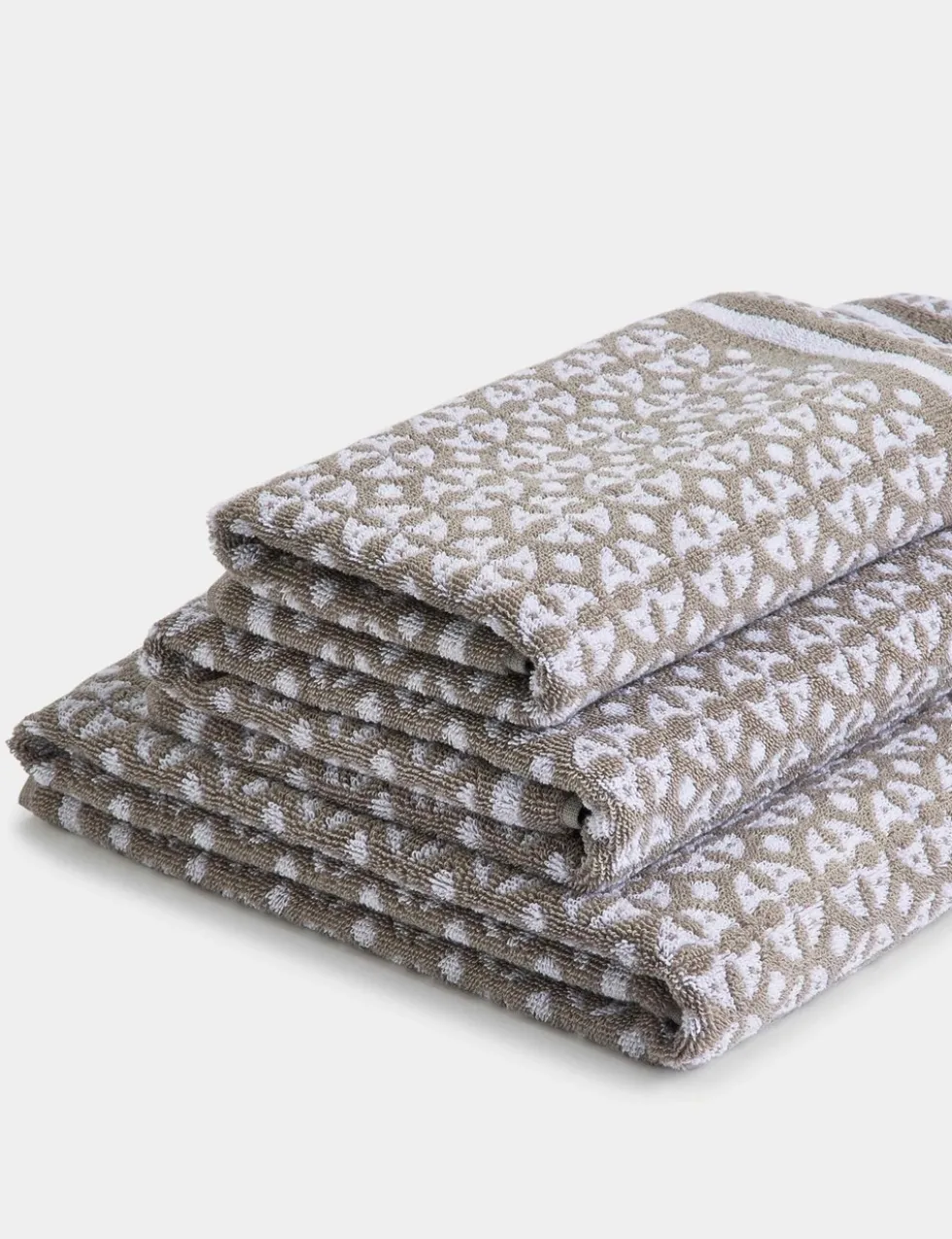 Pure Cotton Geometric Circle Towel
