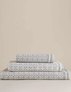 Pure Cotton Geometric Circle Towel