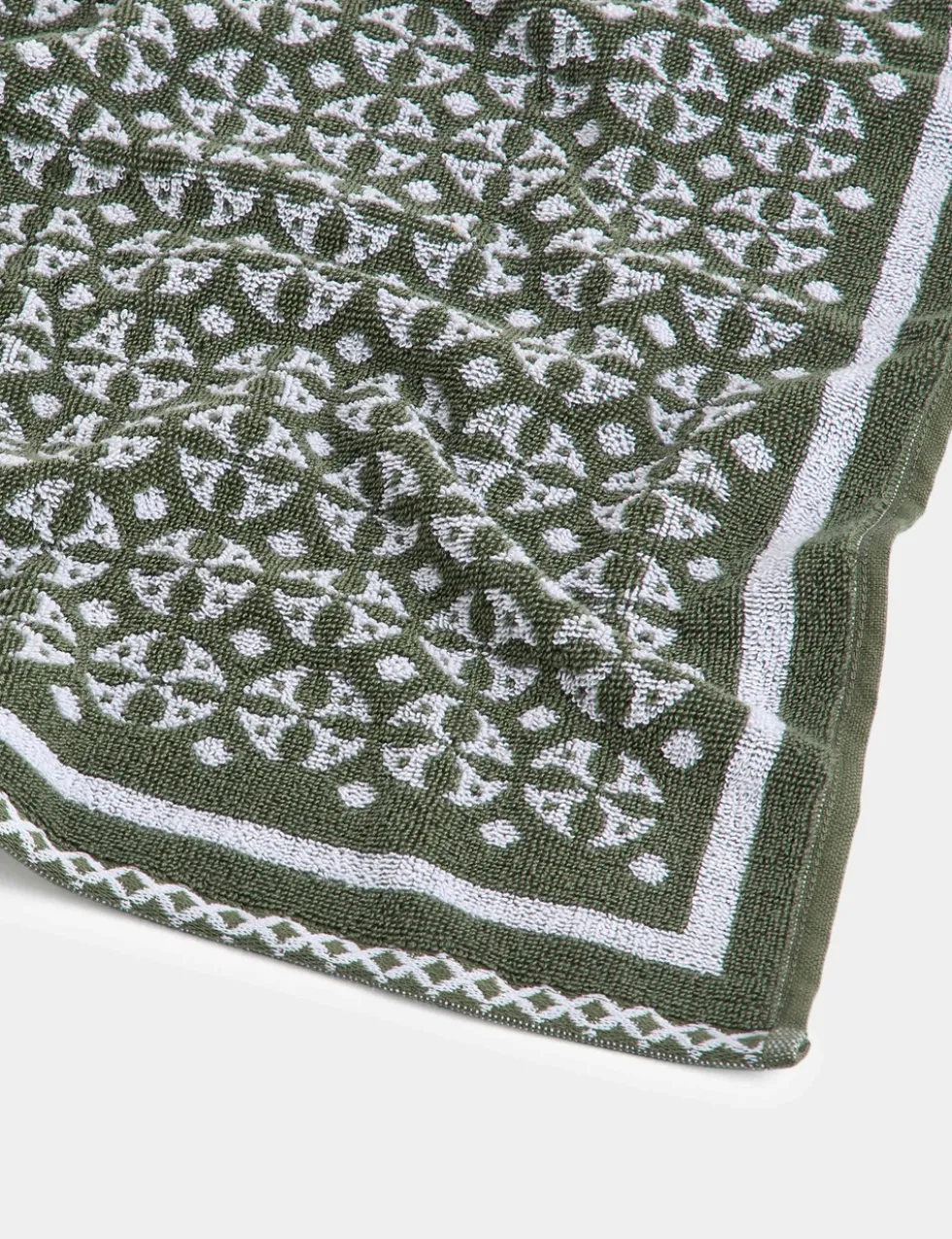 Pure Cotton Geometric Circle Towel