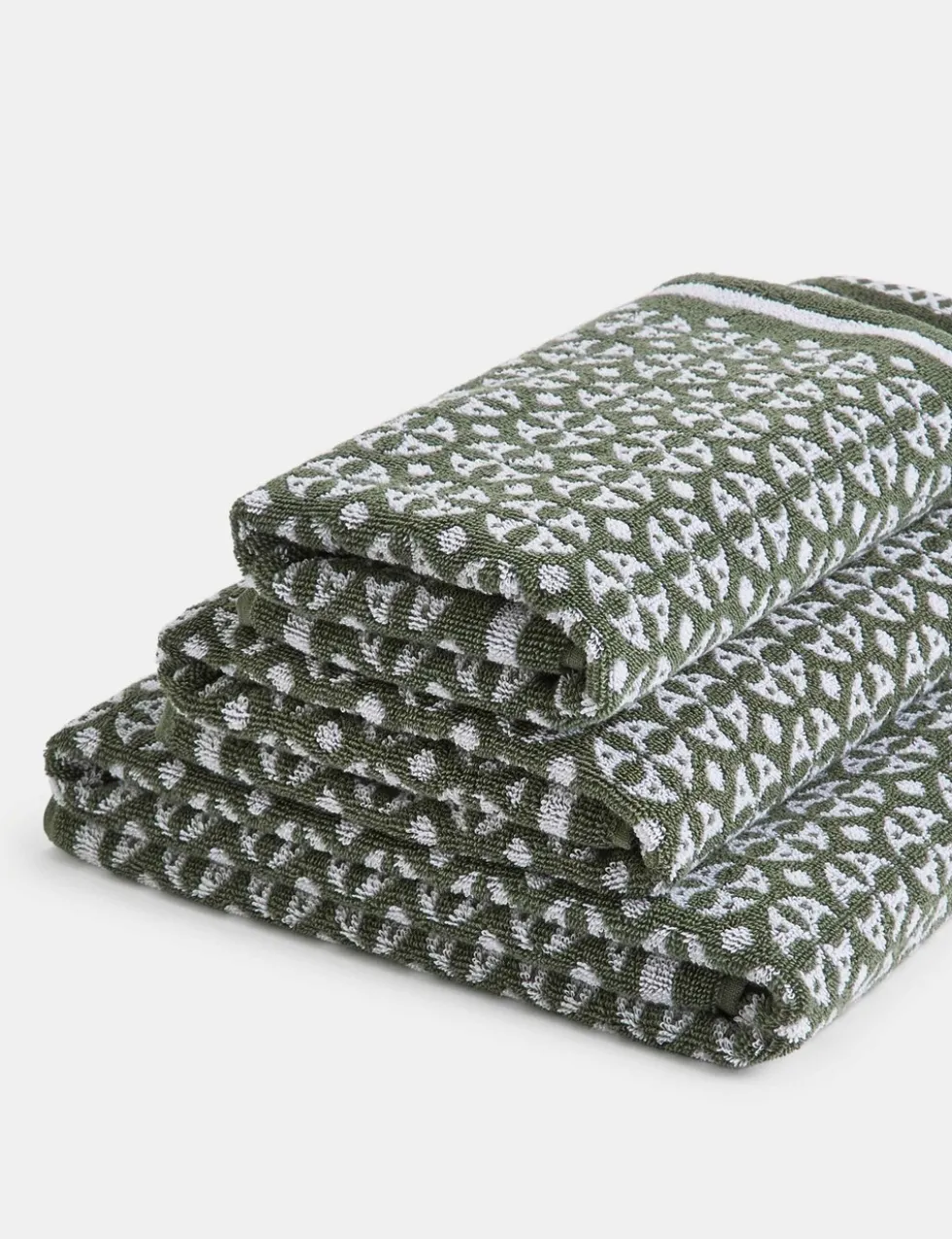 Pure Cotton Geometric Circle Towel