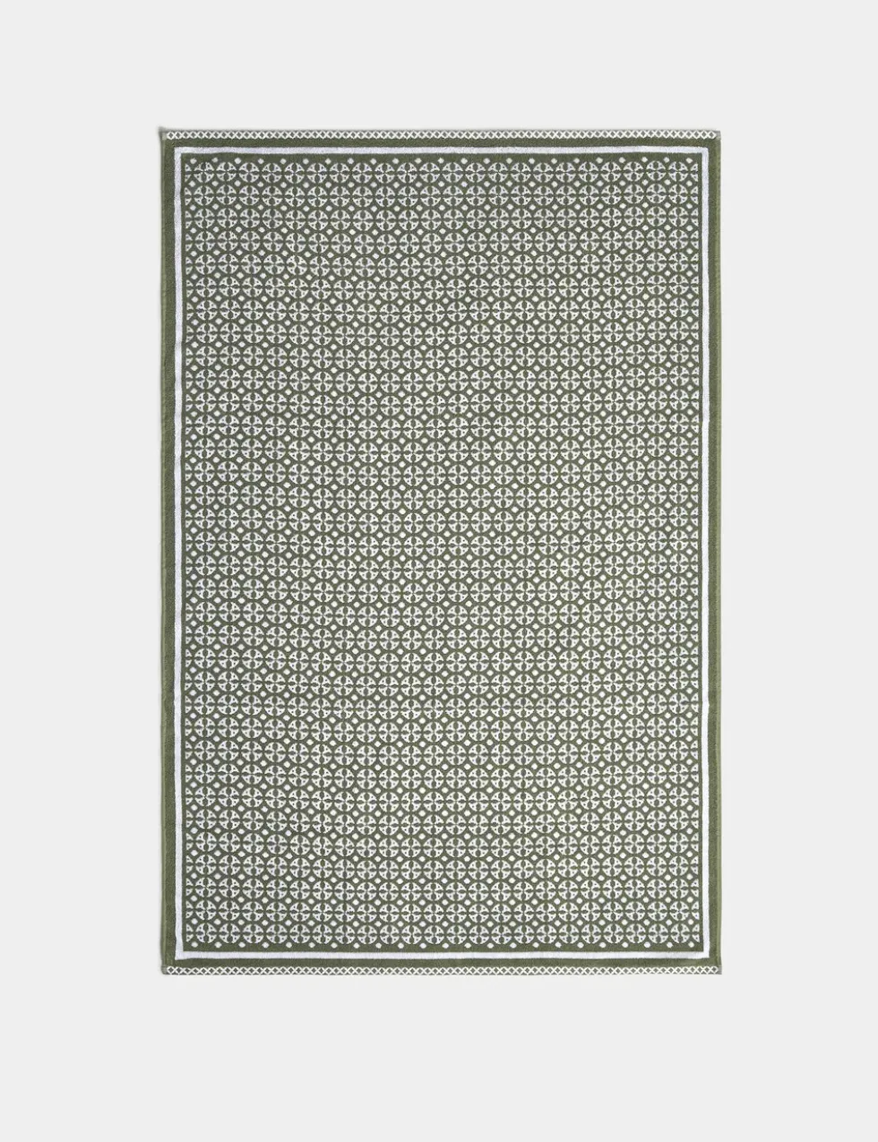 Pure Cotton Geometric Circle Towel