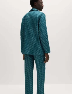 Pure Cotton Geometric Print Pyjama Set