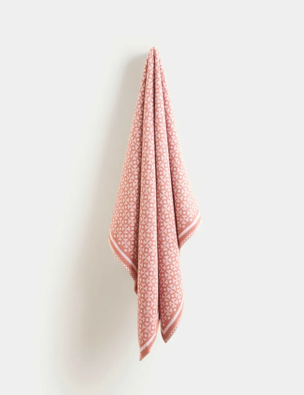 Pure Cotton Geometric Towel
