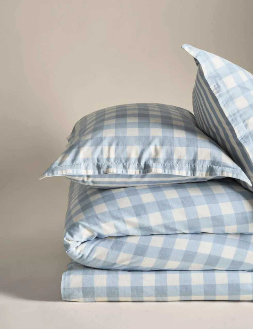Pure Cotton Gingham Bedding Set