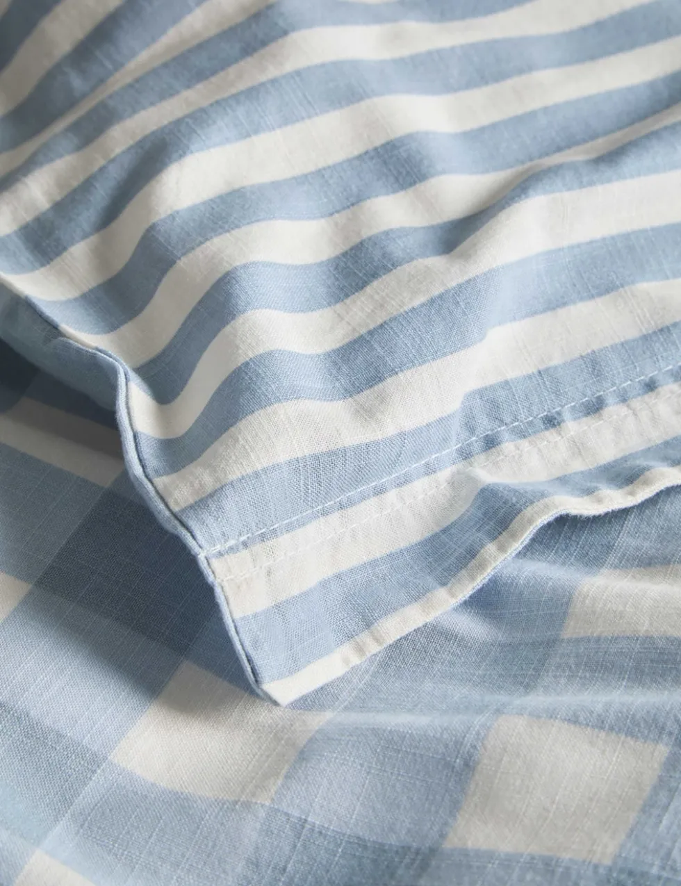 Pure Cotton Gingham Bedding Set