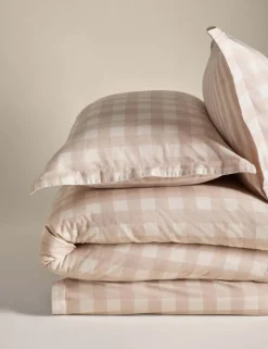 Pure Cotton Gingham Bedding Set