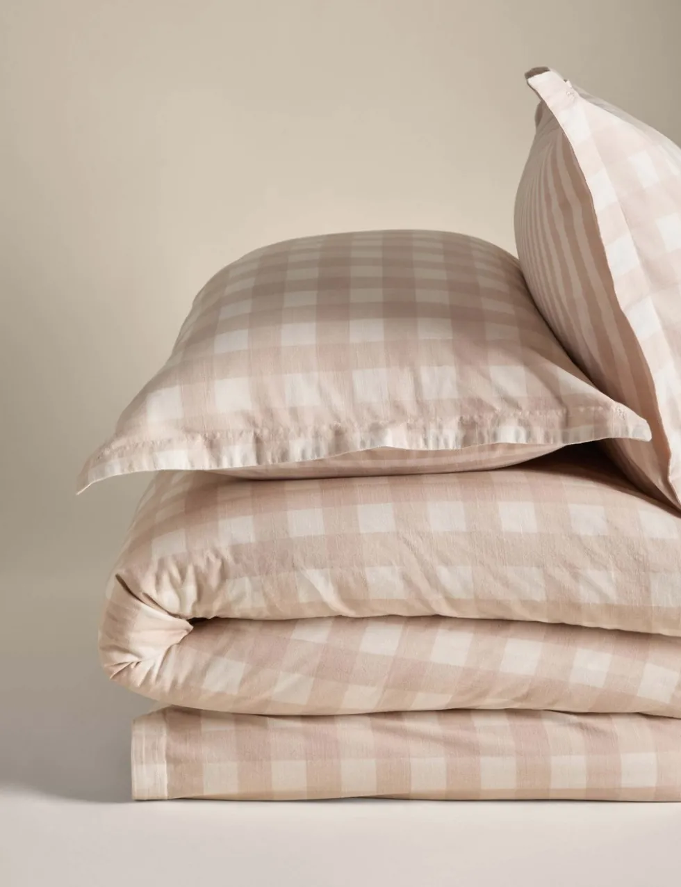 Pure Cotton Gingham Bedding Set