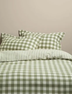 Pure Cotton Gingham Bedding Set