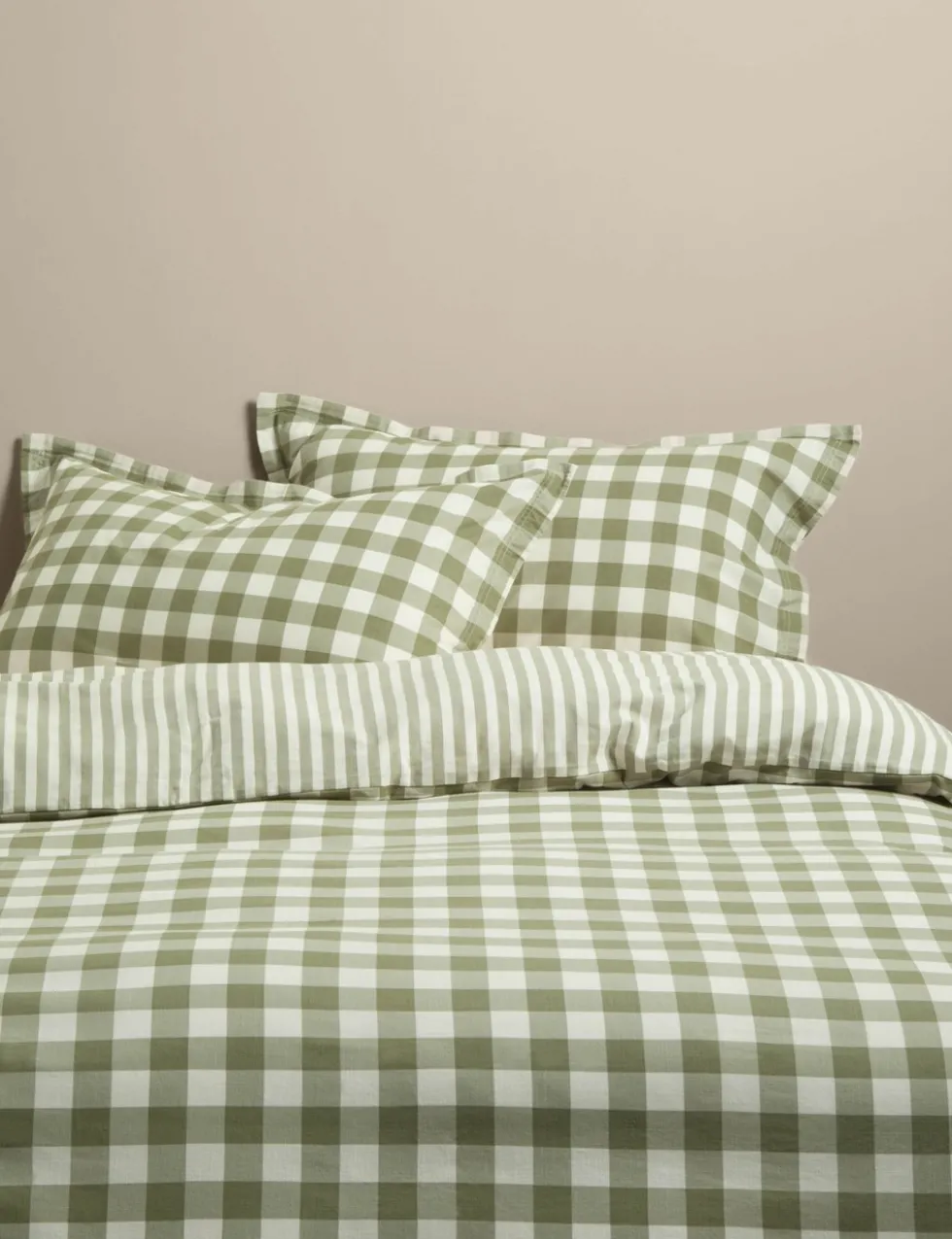 Pure Cotton Gingham Bedding Set