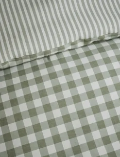 Pure Cotton Gingham Bedding Set
