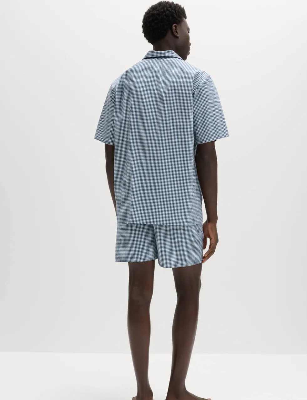 Pure Cotton Gingham Pyjama Set