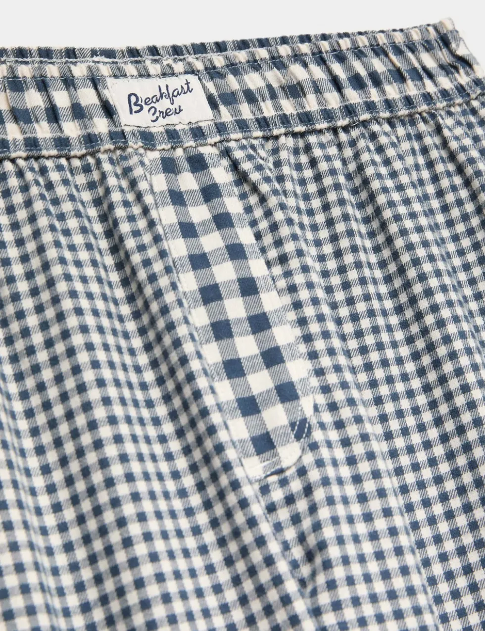Pure Cotton Gingham Pyjama Bottoms (6-16 Yrs)