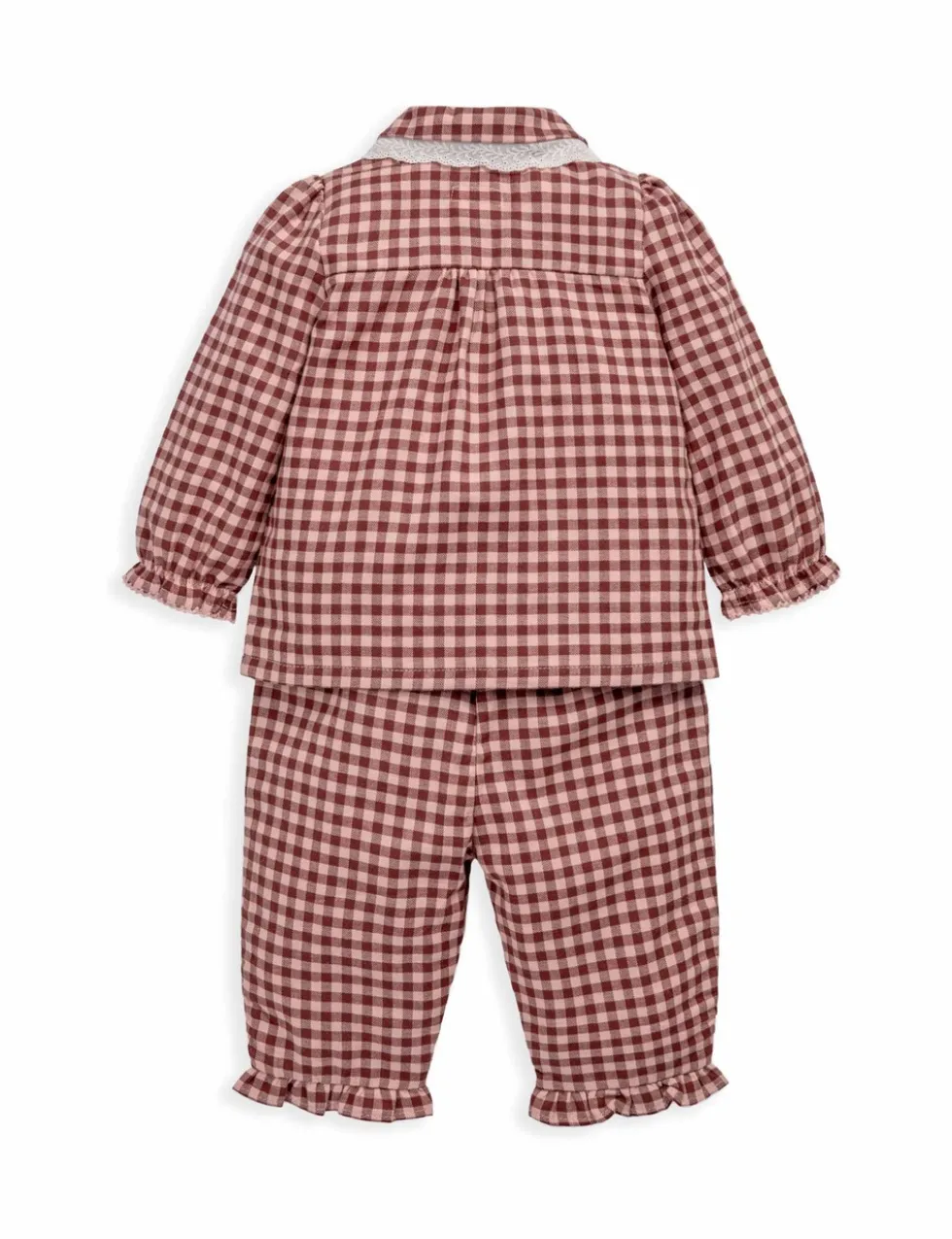 Pure Cotton Gingham Pyjamas (3 Mths-3 Yrs)