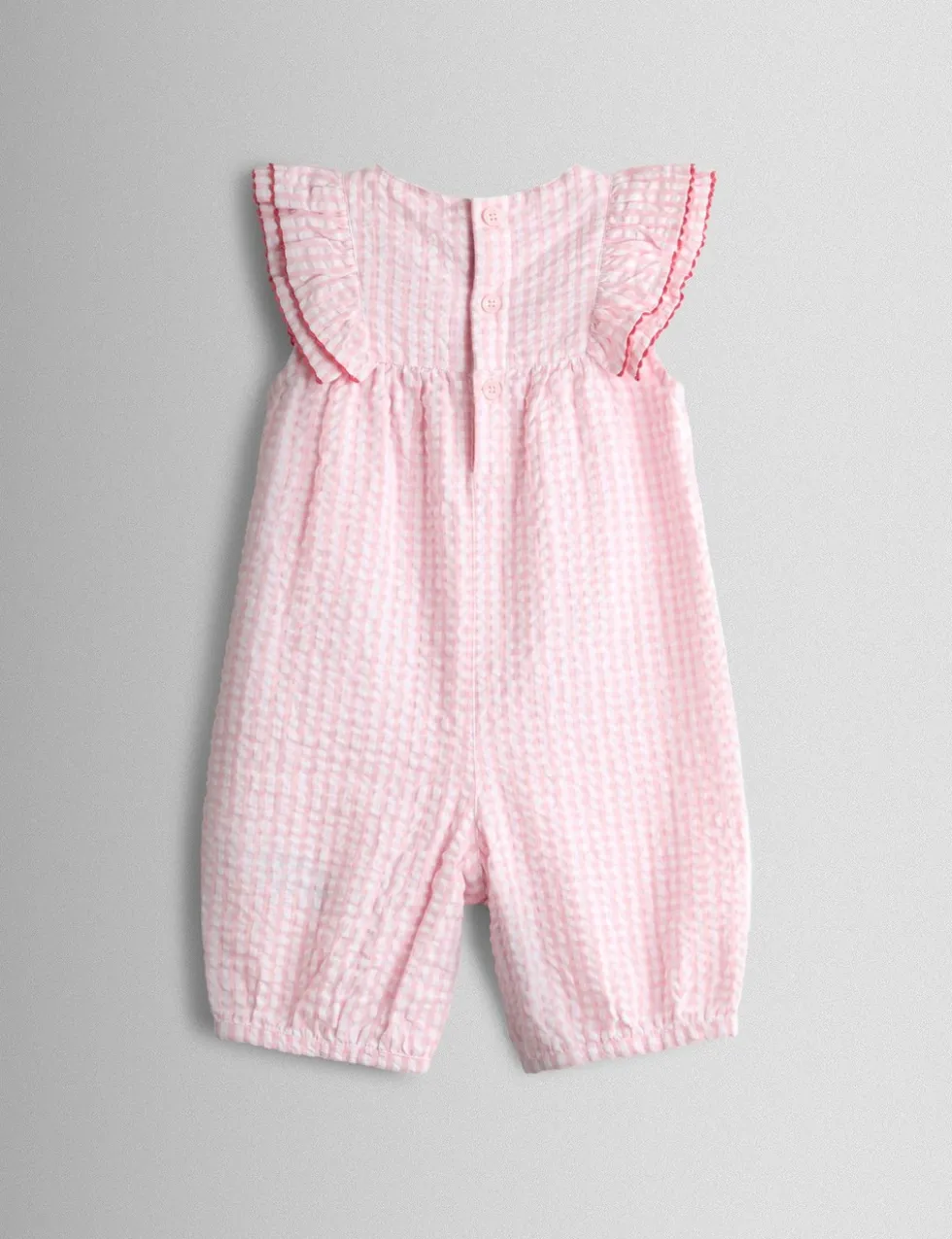 Pure Cotton Gingham Strawberry All in One (0 Mths-3 Yrs)