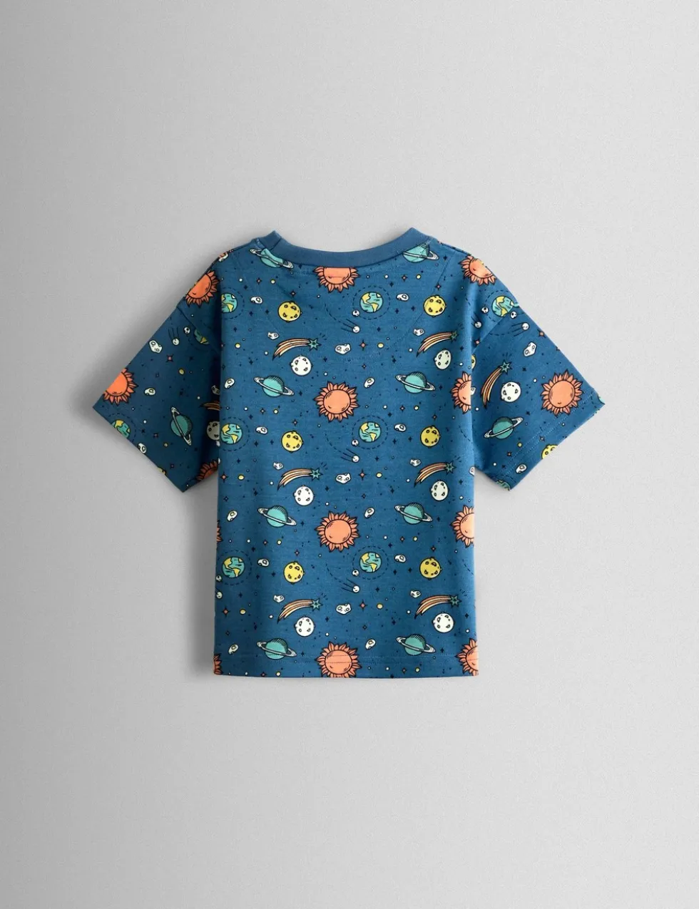 Pure Cotton Glow In The Dark Space Pyjamas (1-6 Yrs)