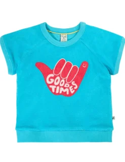Pure Cotton Good Times Slogan Sweatshirt (1-10 Yrs)