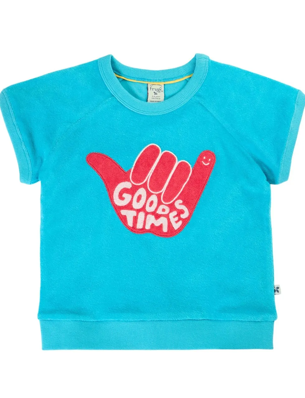 Pure Cotton Good Times Slogan Sweatshirt (1-10 Yrs)