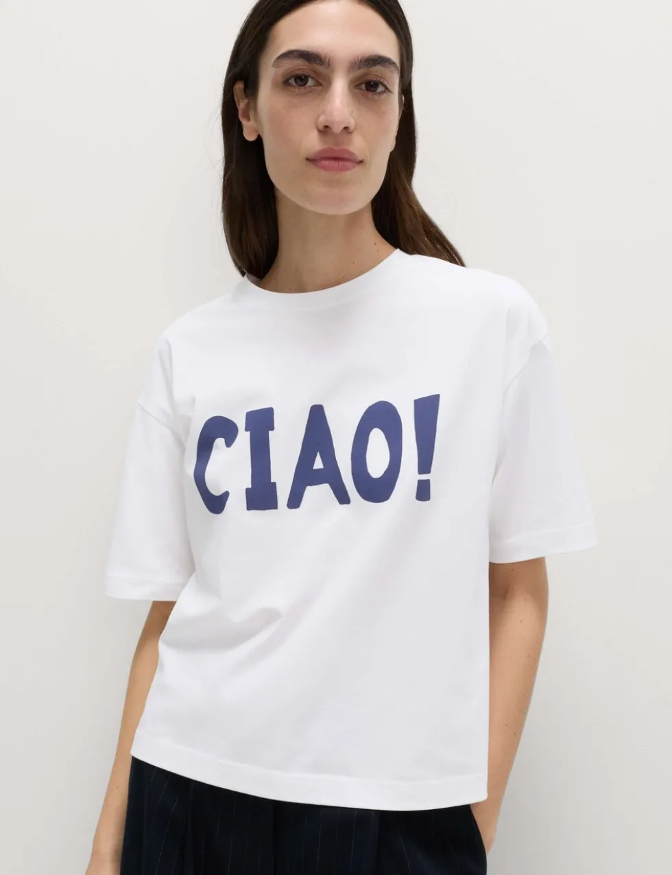 Pure Cotton Graphic Boxy T-Shirt