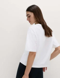 Pure Cotton Graphic Boxy T-Shirt