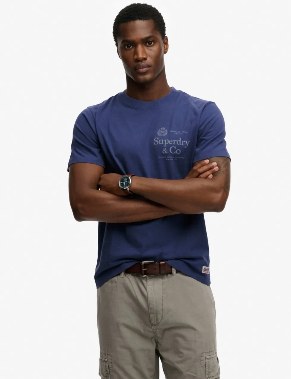 Pure Cotton Graphic Crew Neck T-Shirt