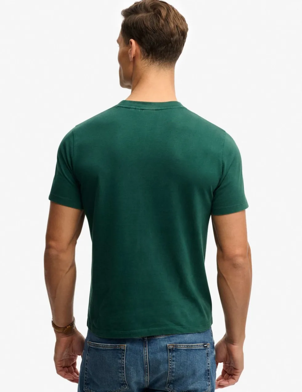 Pure Cotton Graphic Crew Neck T-Shirt