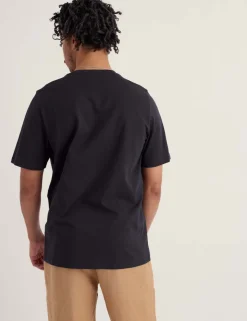 Pure Cotton Graphic Print Crew Neck T-Shirt