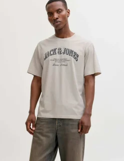 Pure Cotton Graphic Slogan T-Shirt