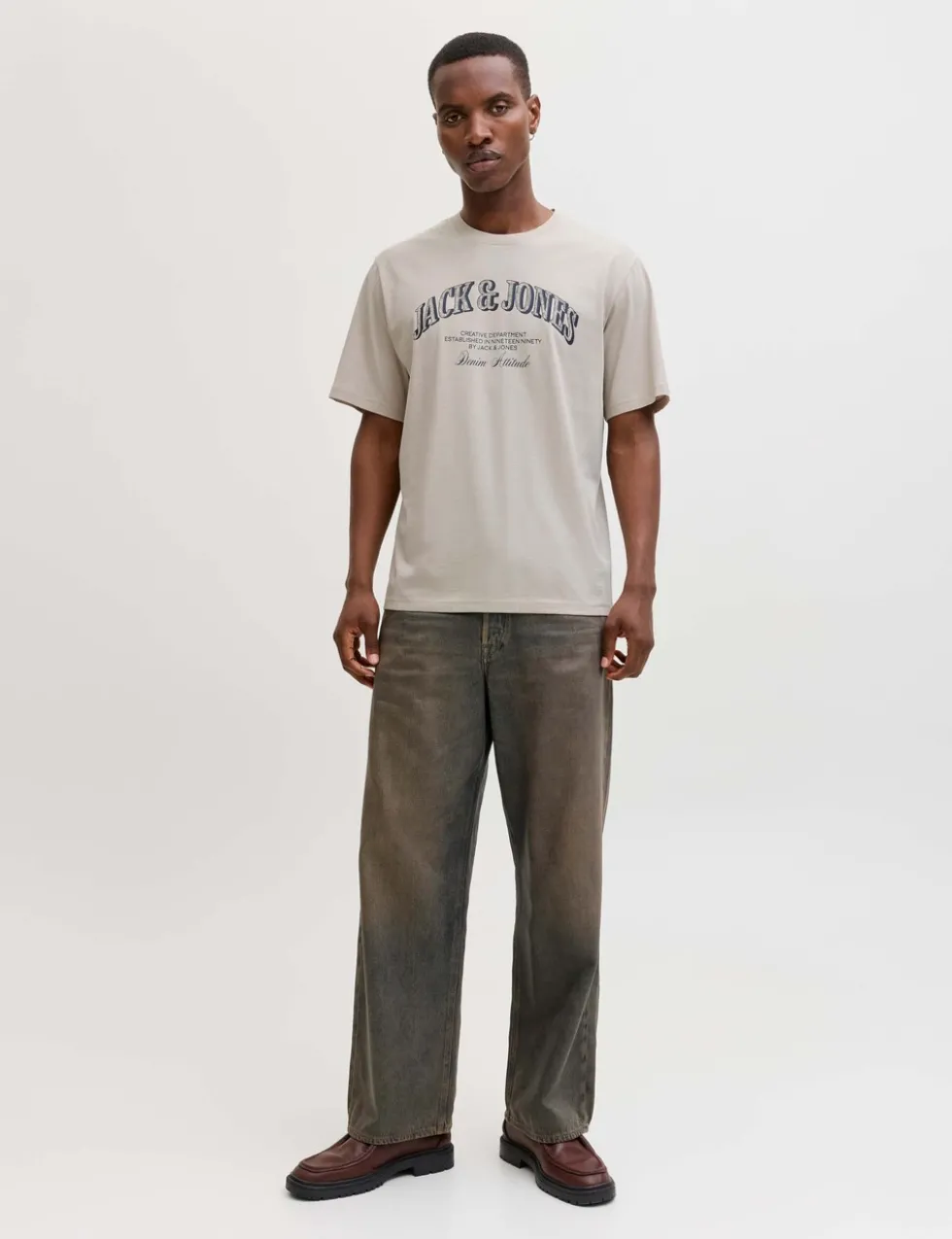 Pure Cotton Graphic Slogan T-Shirt