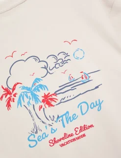 Pure Cotton Graphic T-Shirt (6-16 Yrs)